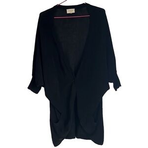 Shae Anthro Linen/Cotton Loose Fit Cardigan